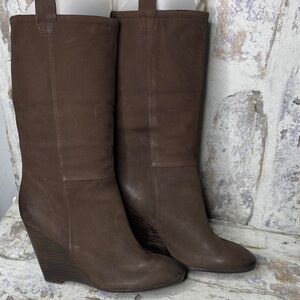 ASH Mid Calf Wedge Boots